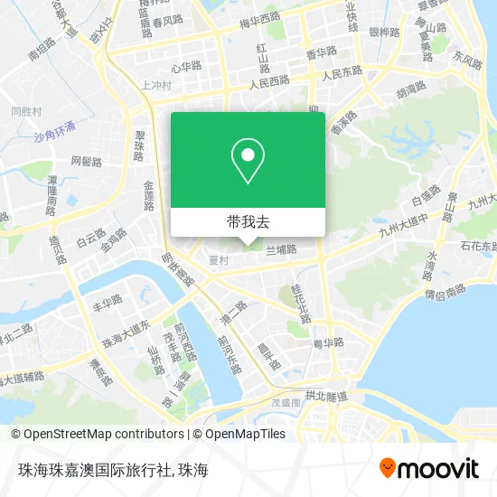 珠海珠嘉澳国际旅行社地图