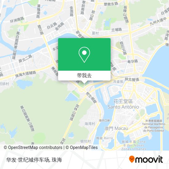 华发·世纪城停车场地图