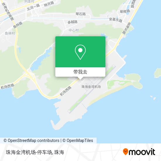 珠海金湾机场-停车场地图