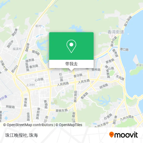珠江晚报社地图
