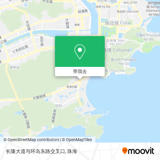 长隆大道与环岛东路交叉口地图