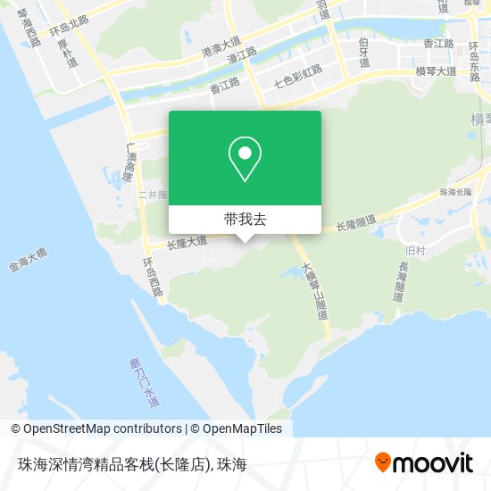 珠海深情湾精品客栈(长隆店)地图