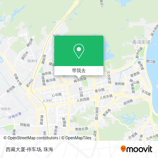 西藏大厦-停车场地图