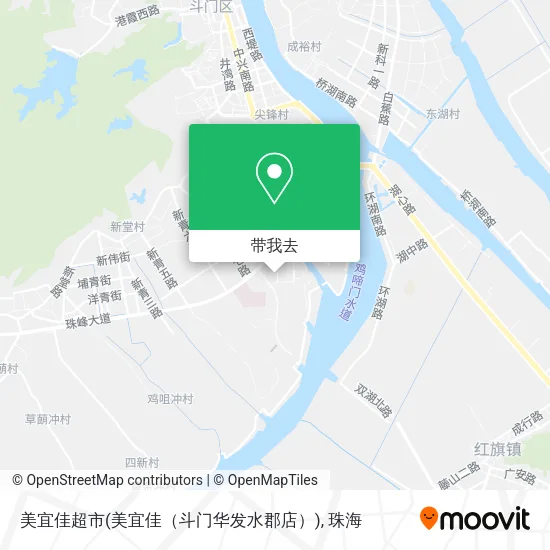 美宜佳超市(美宜佳（斗门华发水郡店）)地图