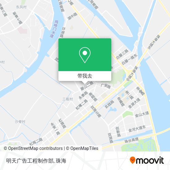 明天广告工程制作部地图
