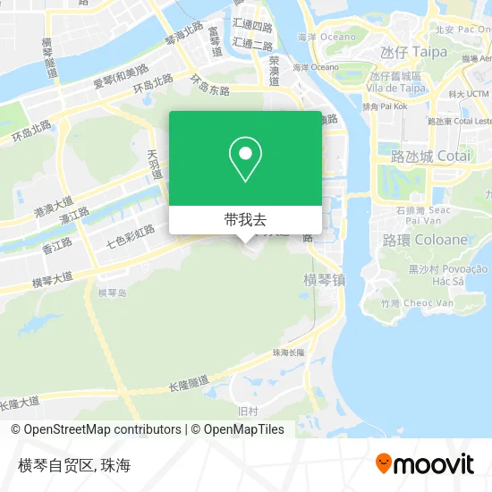 横琴自贸区地图