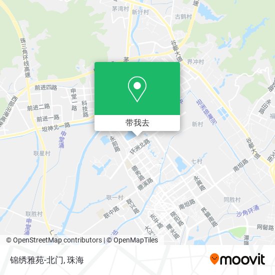 锦绣雅苑-北门地图
