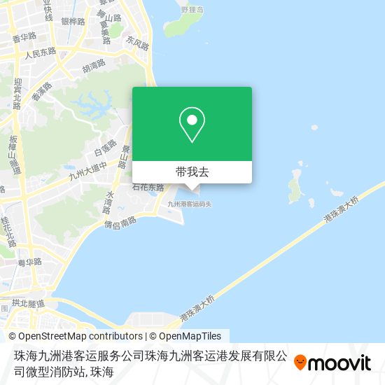 珠海九洲港客运服务公司珠海九洲客运港发展有限公司微型消防站地图