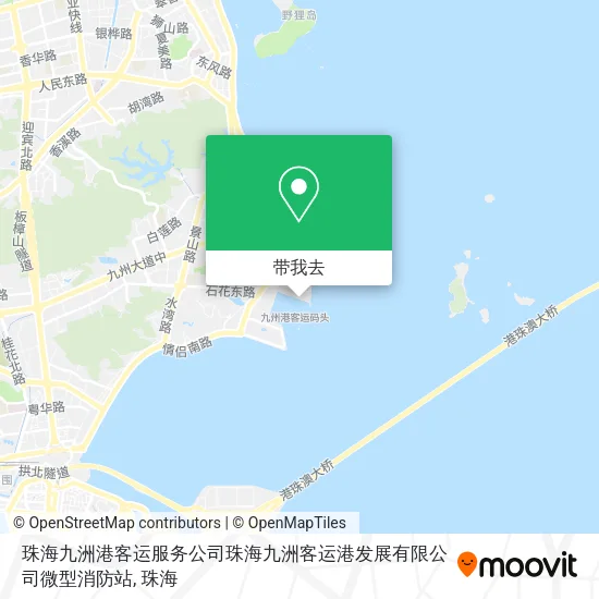 珠海九洲港客运服务公司珠海九洲客运港发展有限公司微型消防站地图