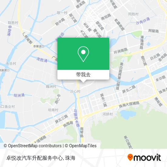 卓悦改汽车升配服务中心地图