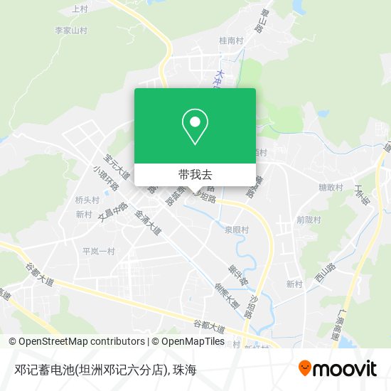 邓记蓄电池(坦洲邓记六分店)地图