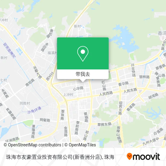 珠海市友豪置业投资有限公司(新香洲分店)地图