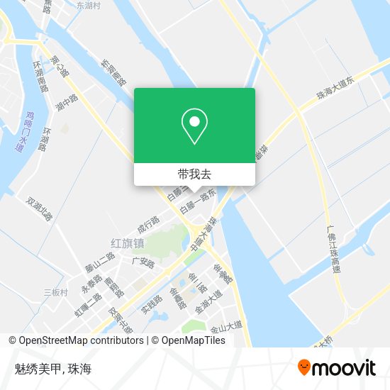 魅绣美甲地图