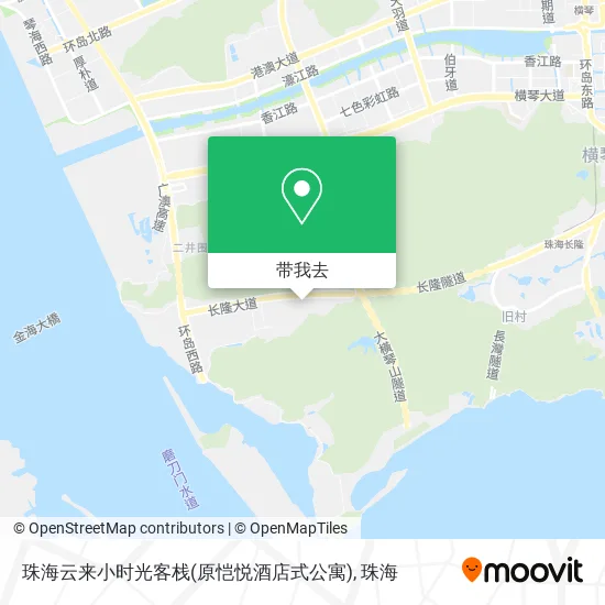珠海云来小时光客栈(原恺悦酒店式公寓)地图