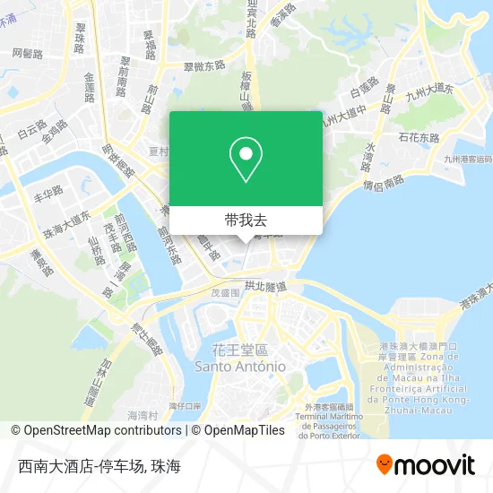 西南大酒店-停车场地图