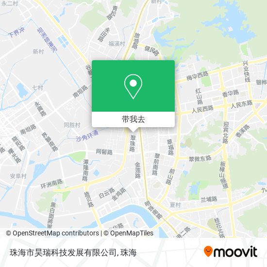 珠海市昊瑞科技发展有限公司地图