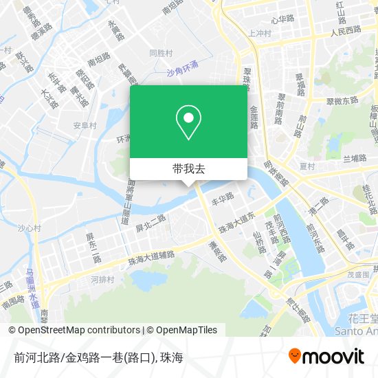 前河北路/金鸡路一巷(路口)地图