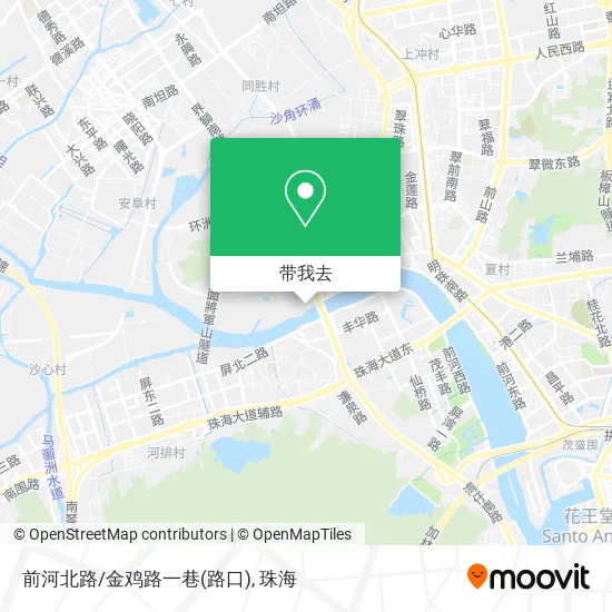 前河北路/金鸡路一巷(路口)地图