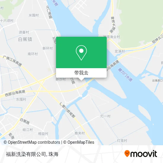 福新洗染有限公司地图