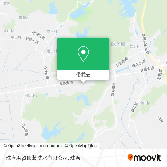 珠海君贤服装洗水有限公司地图