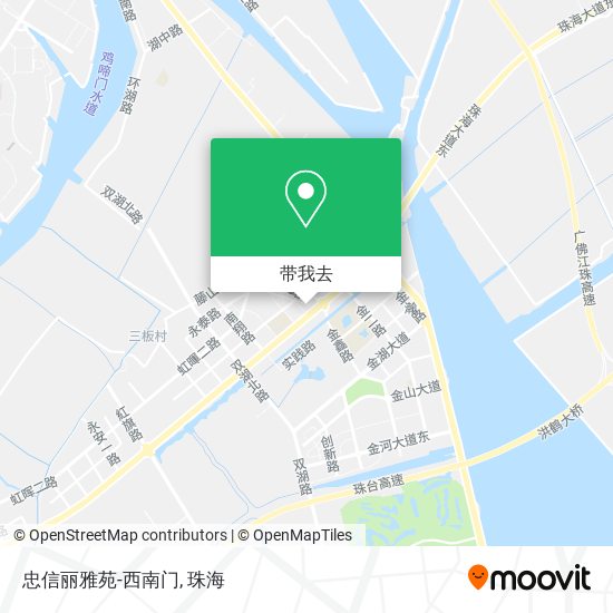 忠信丽雅苑-西南门地图