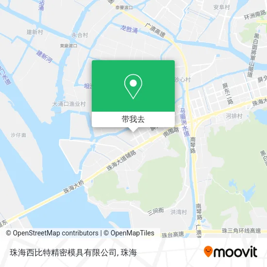 珠海西比特精密模具有限公司地图