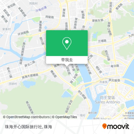 珠海开心国际旅行社地图