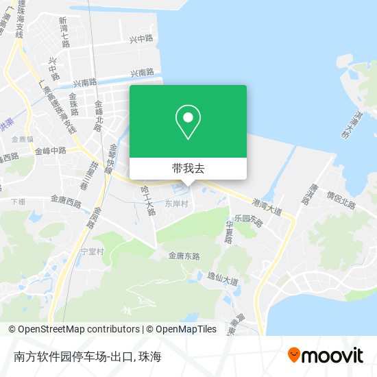 南方软件园停车场-出口地图