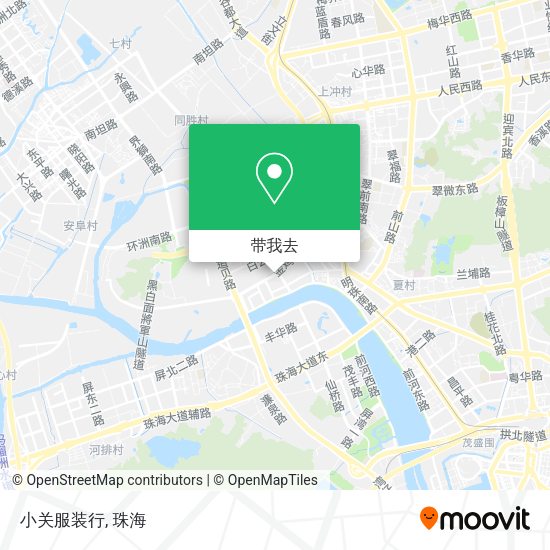 小关服装行地图