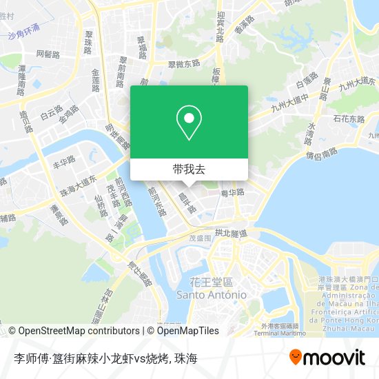 李师傅·簋街麻辣小龙虾vs烧烤地图