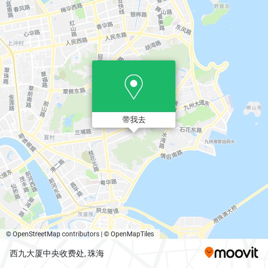西九大厦中央收费处地图
