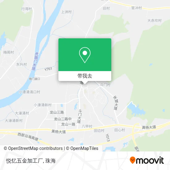 悦忆五金加工厂地图