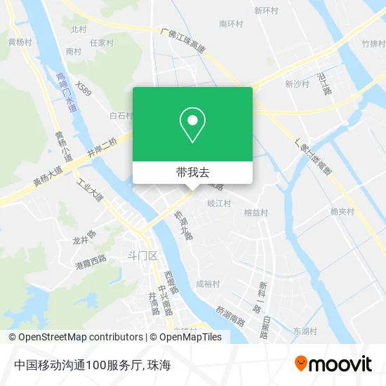 中国移动沟通100服务厅地图