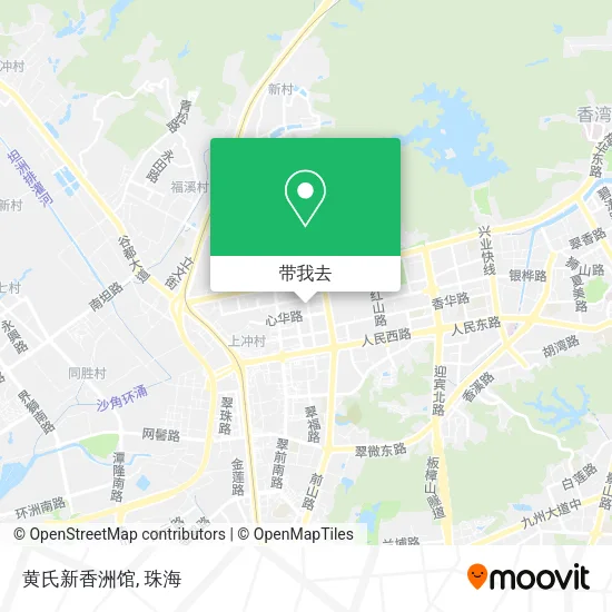 黄氏新香洲馆地图