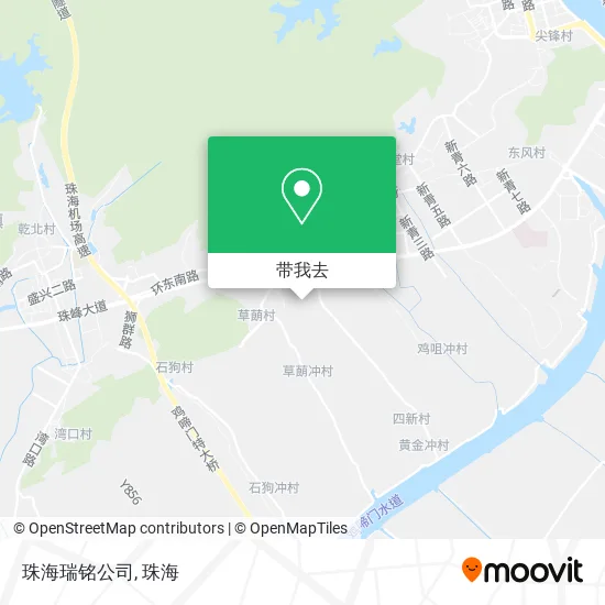 珠海瑞铭公司地图