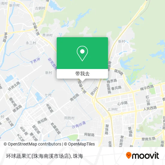 环球蔬果汇(珠海南溪市场店)地图