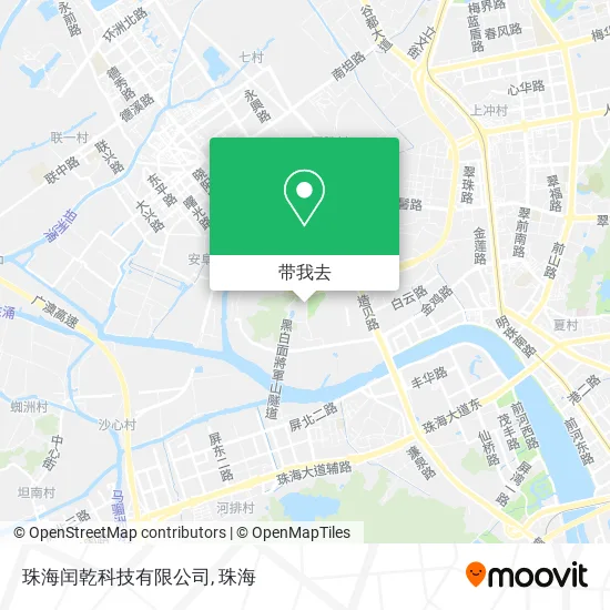 珠海闰乾科技有限公司地图