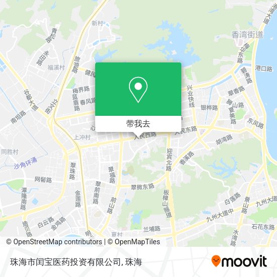 珠海市闰宝医药投资有限公司地图