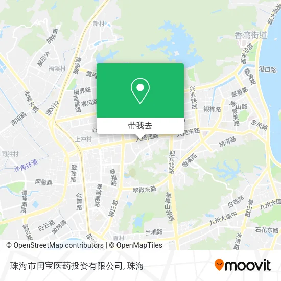 珠海市闰宝医药投资有限公司地图