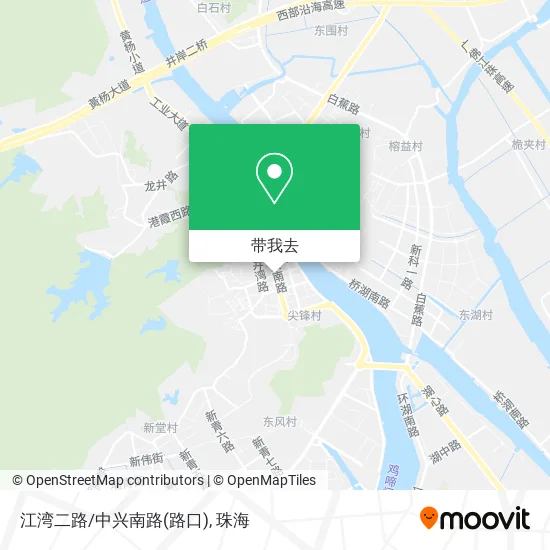 江湾二路/中兴南路(路口)地图