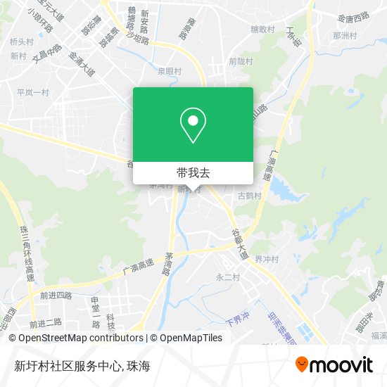 新圩村社区服务中心地图