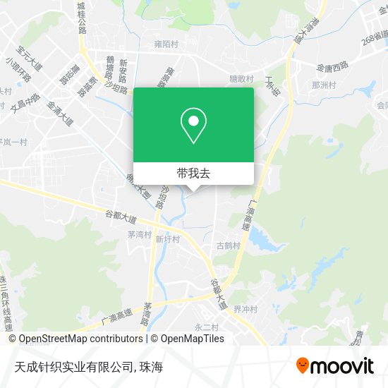 天成针织实业有限公司地图