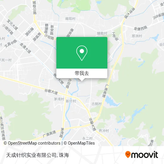 天成针织实业有限公司地图