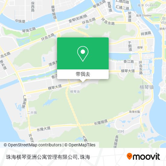 珠海横琴亚洲公寓管理有限公司地图