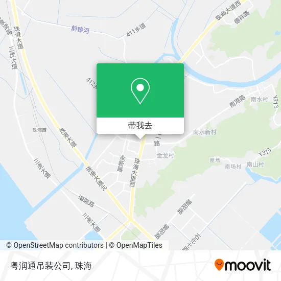 粤润通吊装公司地图