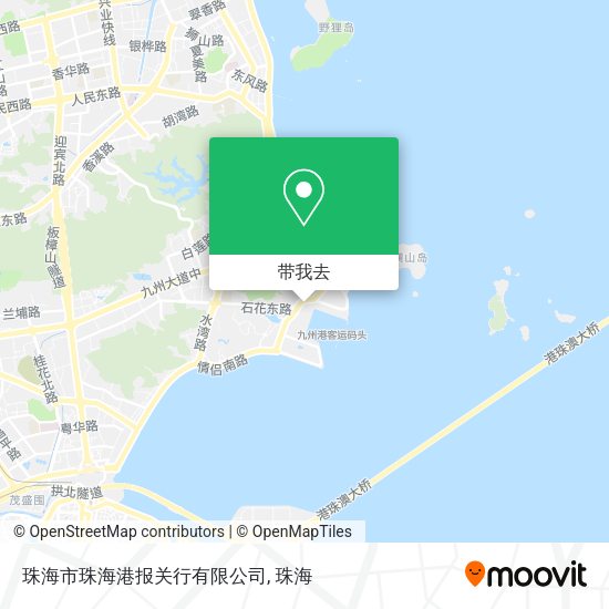 珠海市珠海港报关行有限公司地图