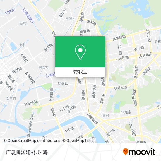 广厦陶源建材地图