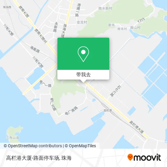 高栏港大厦-路面停车场地图