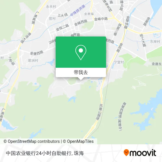 中国农业银行24小时自助银行地图