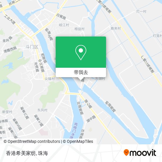 香港希美家纺地图
